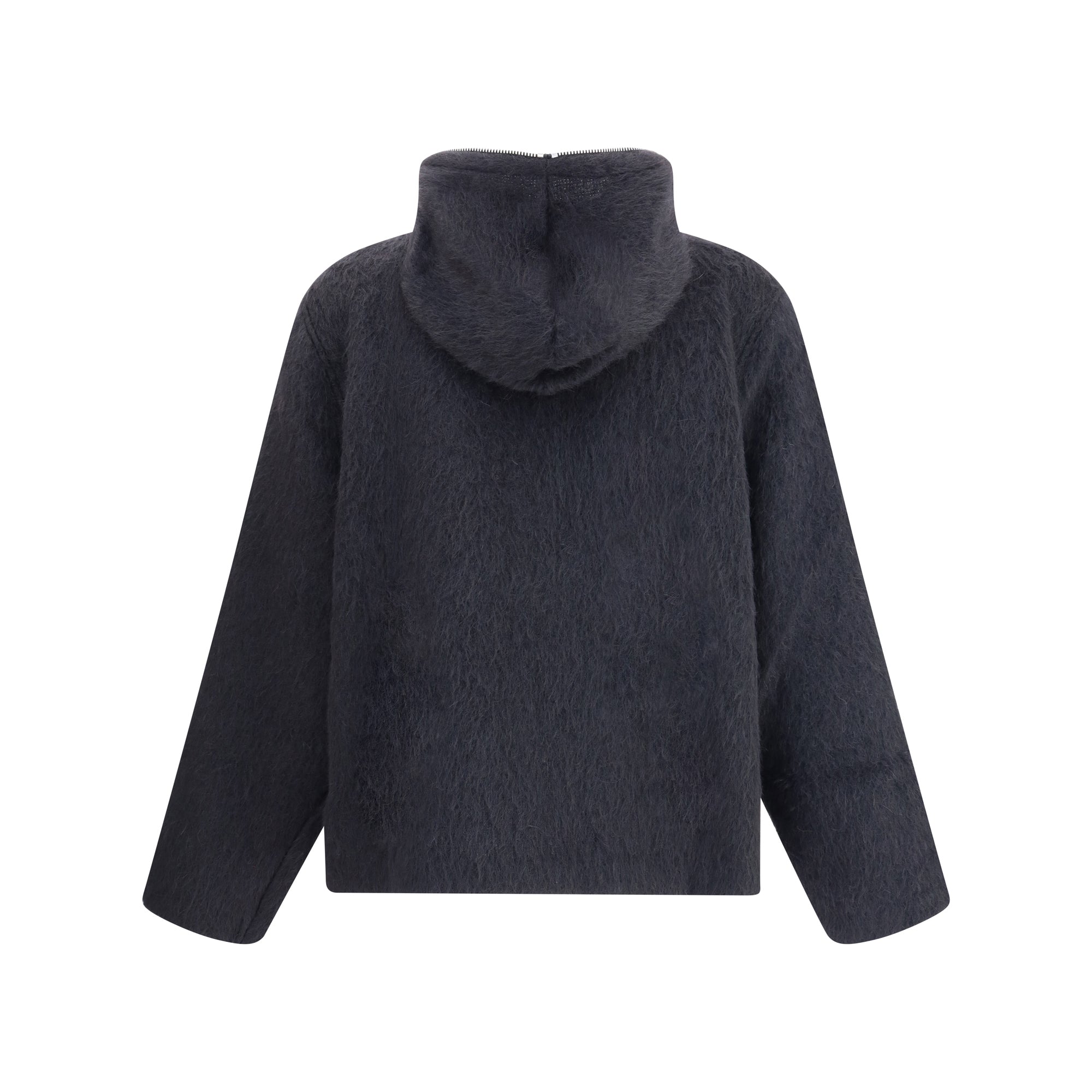Zip Sweater furry effect design