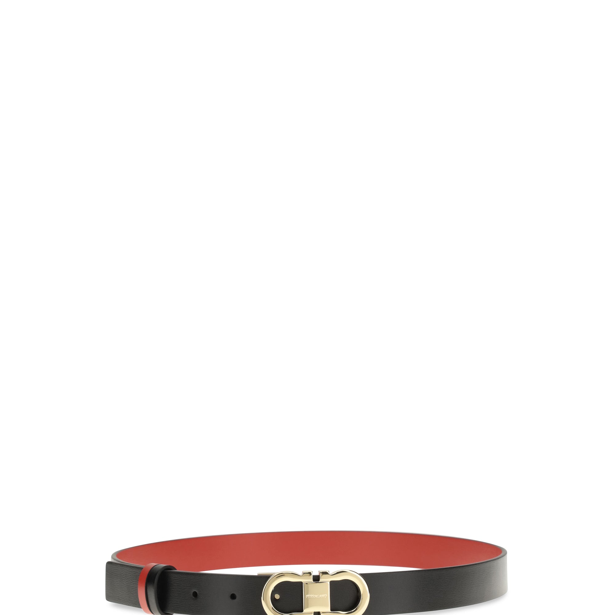 Adjustable and reversible Gancini Belt