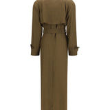 Silk Trench Coat