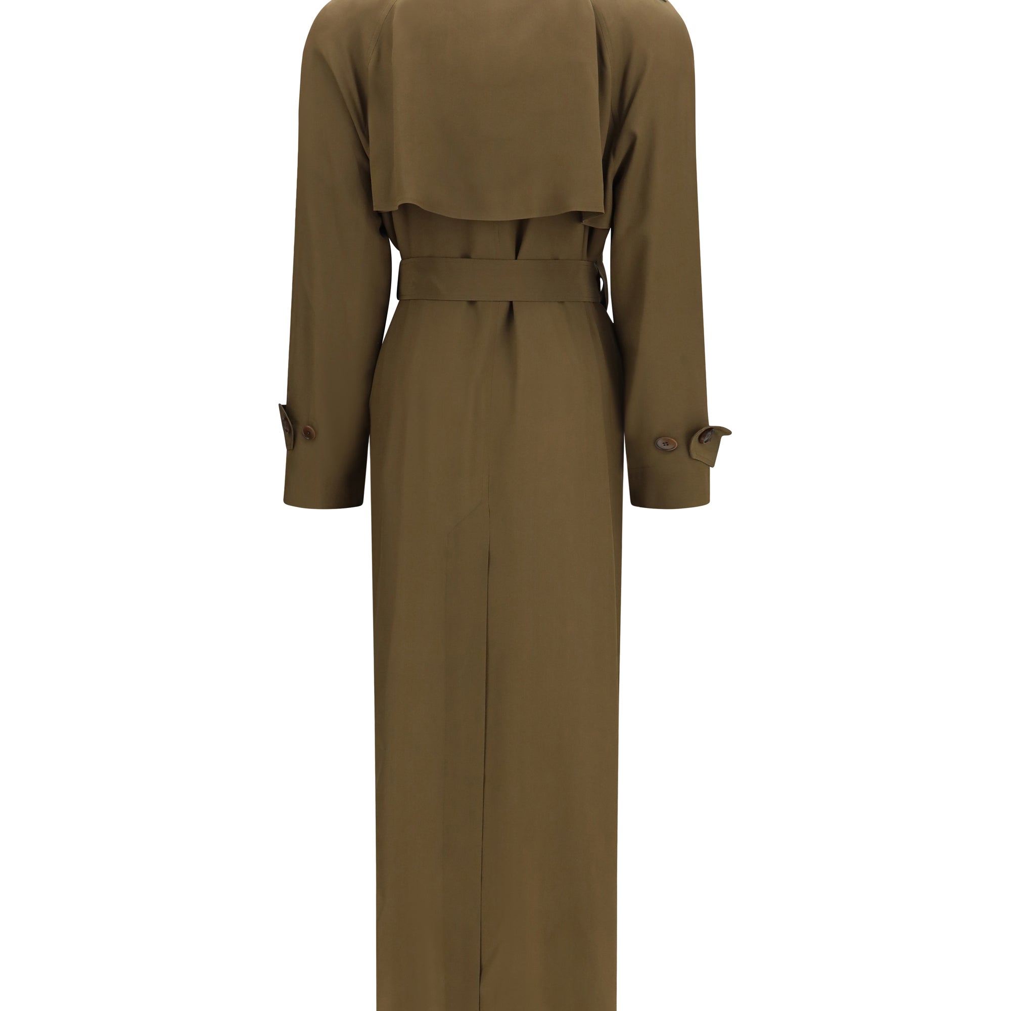 Silk Trench Coat