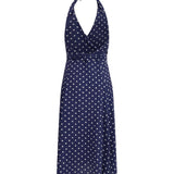 Polka-dot silk Dress