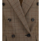 Checked double-breasted Blazer