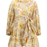 Daylight wrap mini Dress