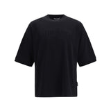 Curved logo double-layer T-shirt