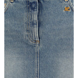 Denim circle Skirt