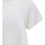 Pocket and draped T-shirt