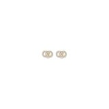 VLogo Signature Earrings in metal and Swarovski crystals