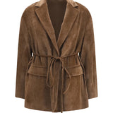 Cashmere-blend Jacket with drawstrings