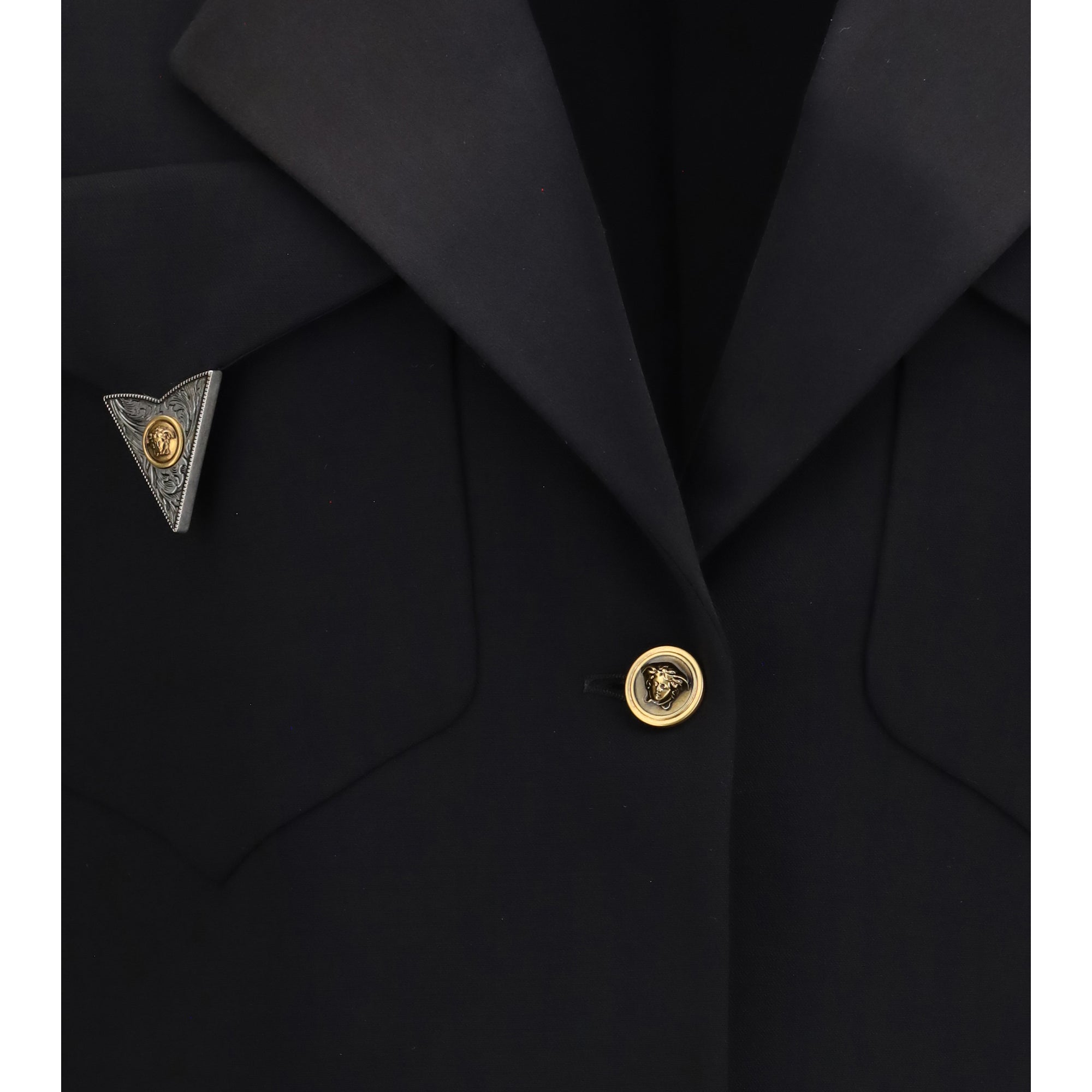 Cropped wool Blazer
