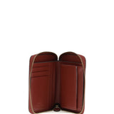 Leather zip-around Wallet