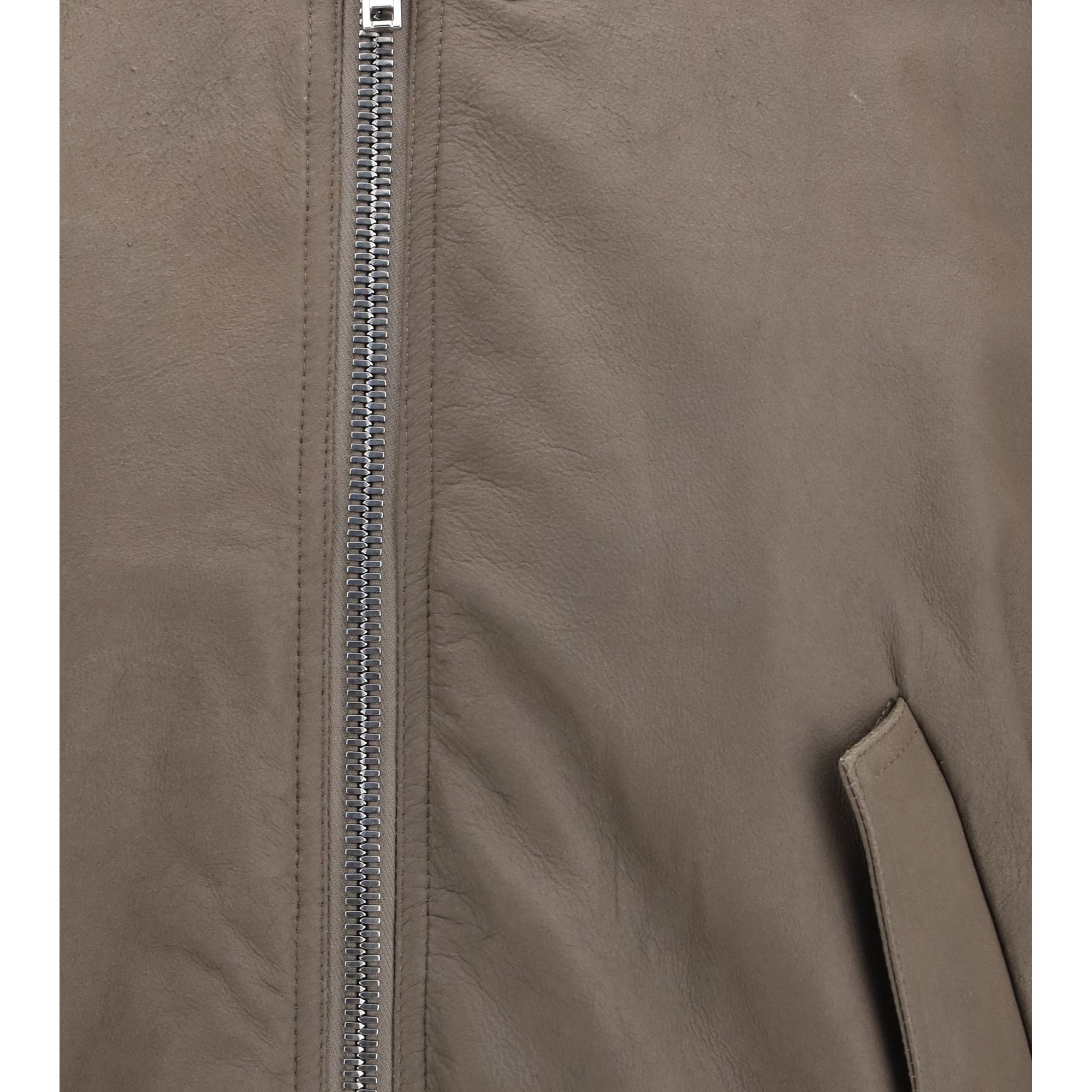 Secchia Flight Bomber in lambskin leather with padding