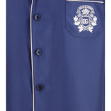 Hawaii piping-embroidered Shirt
