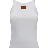 Ribbed cotton tank Top