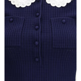 Knit taffeta mini Dress