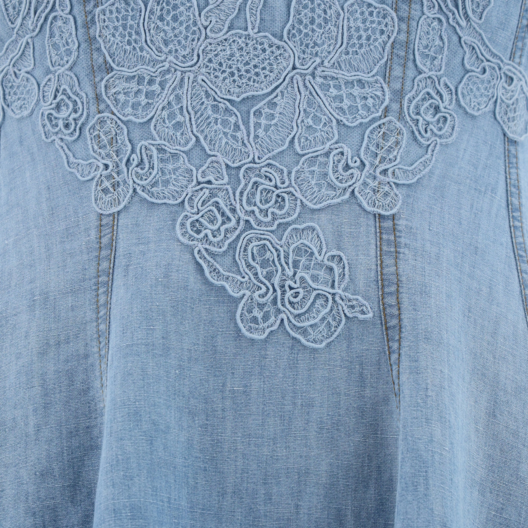 Denim Long Dress
