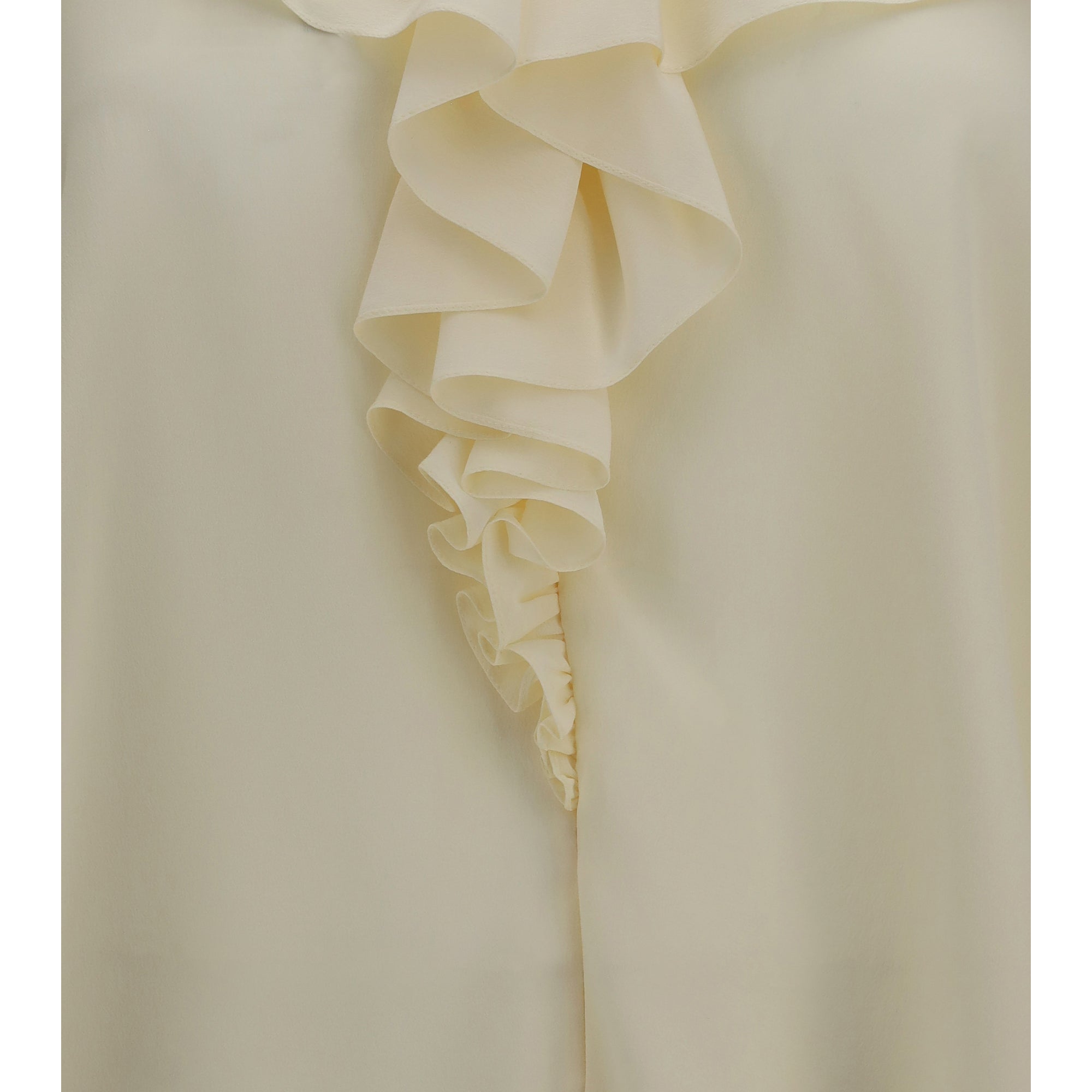 Ruffled V-Neck Shirt