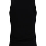 Paris brush print Tank Top