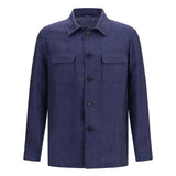 Linen Shirt with button closure