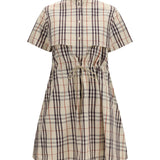 Cotton Check Dress