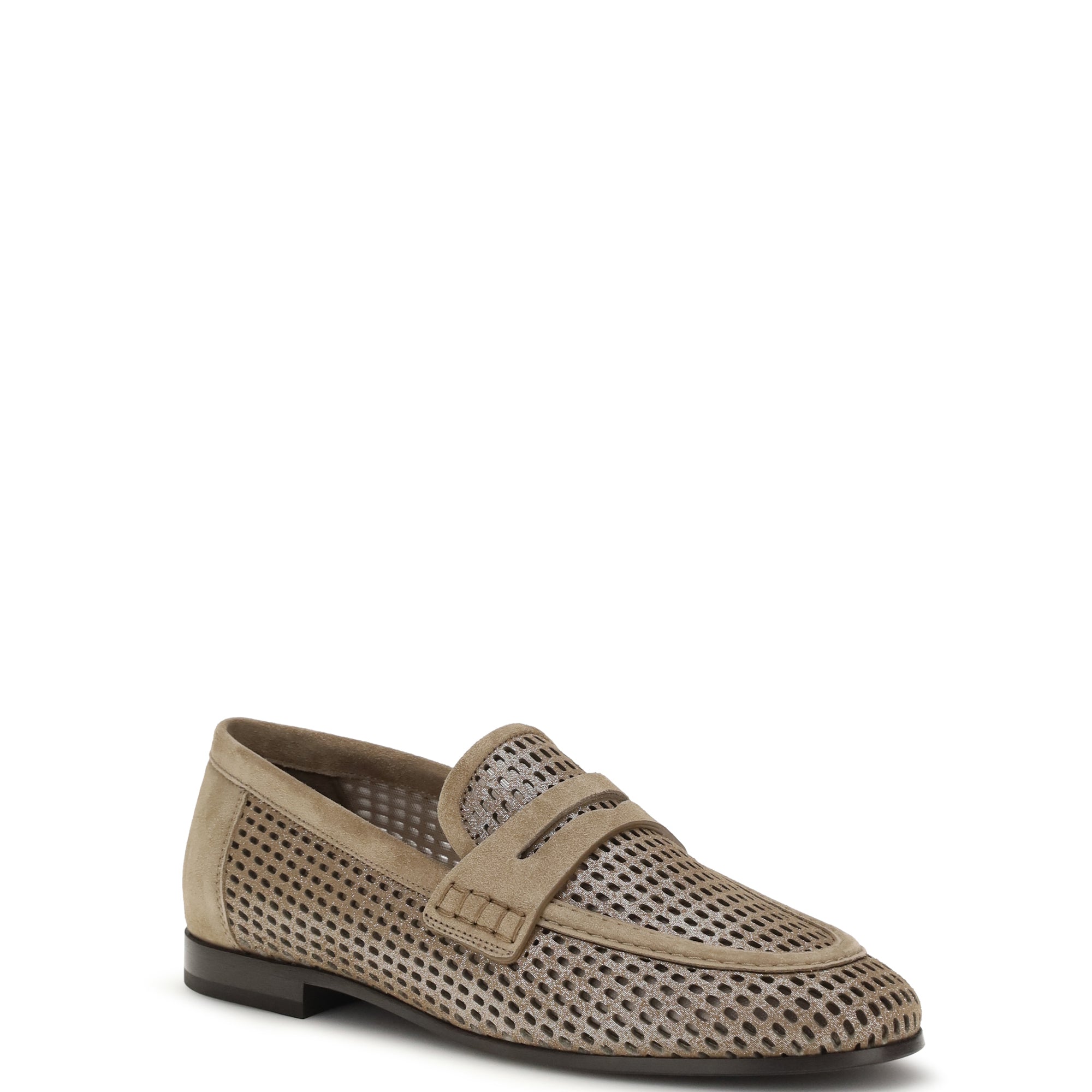 Sparkling Net leather Loafers