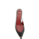 VLogo Signature kitten-heel slingback Pumps