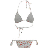 Triangle Bikini with Roselline print