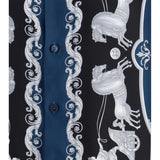 Regular-fit printed silk twill Shirt