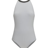 One-piece Swimsuit with monili embellishment