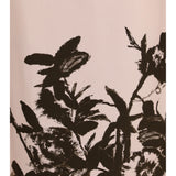 Petunia long Dress in cotton and viscose duchesse
