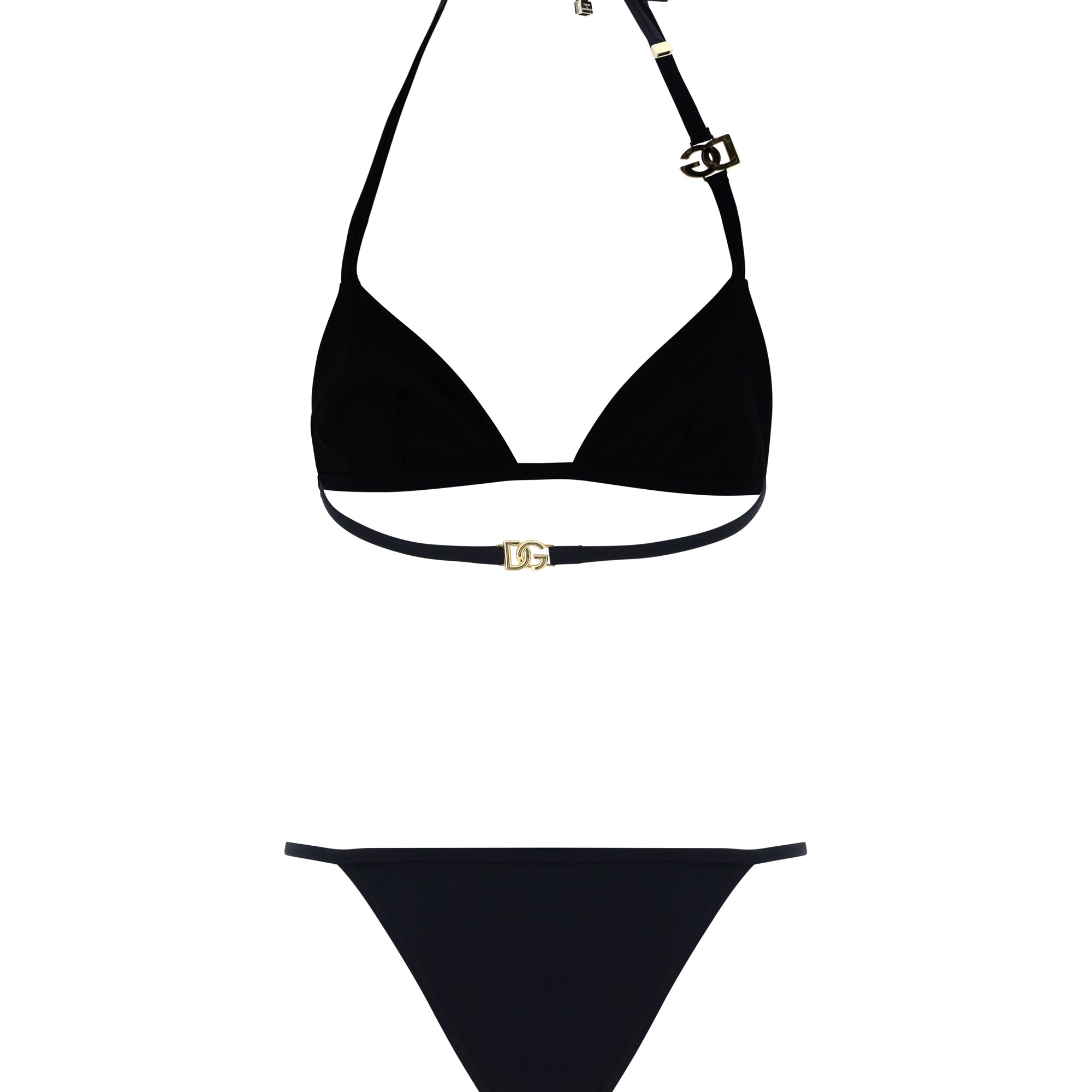 Triangle Bikini with gold plaque