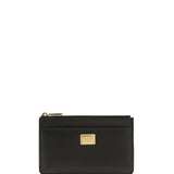 Leather zip Card Holder