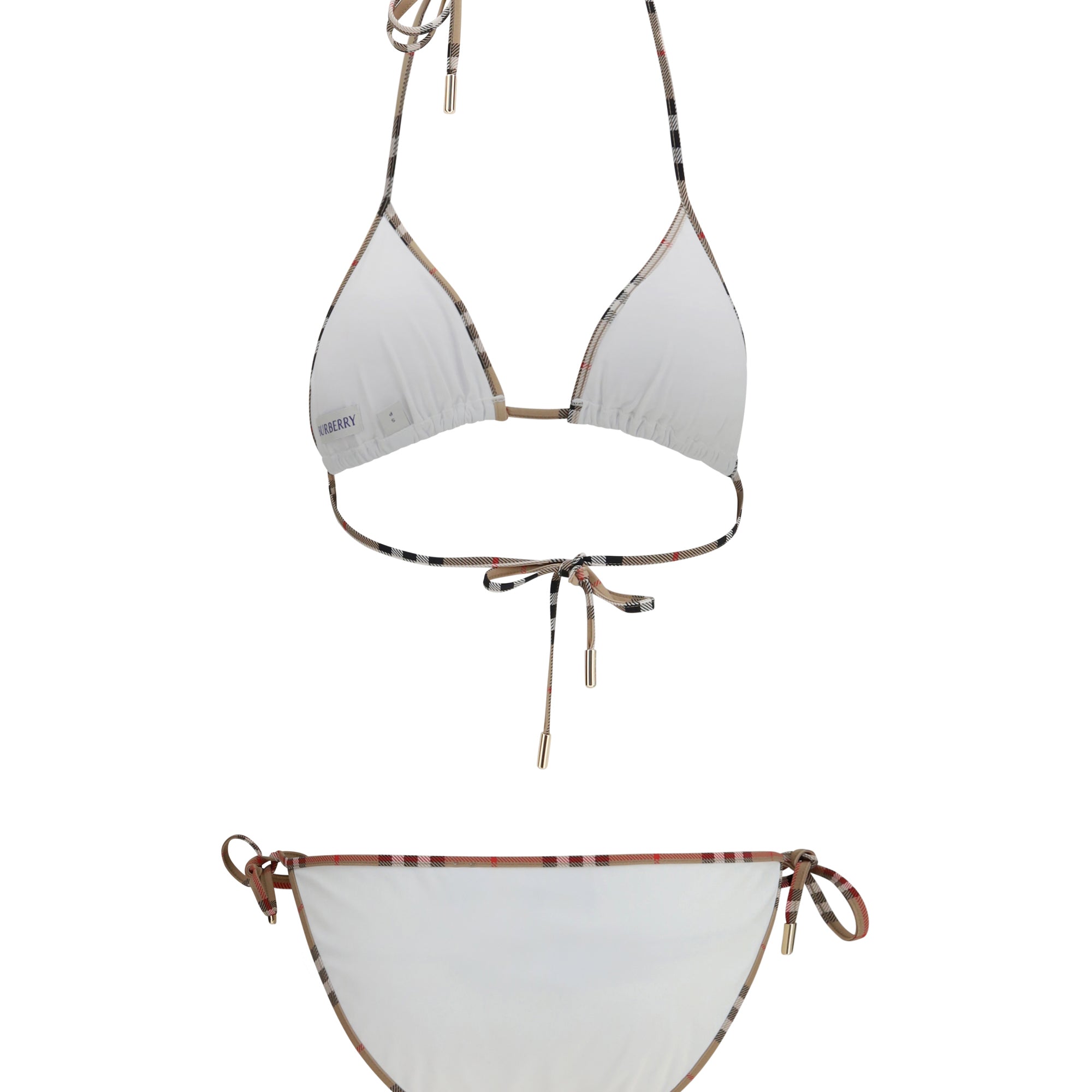 Check Detail Triangle Bikini