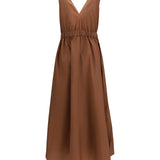 Cotton poplin Dress Precious Shoulder Detail