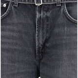 Cuffed Taper wide Jeans