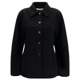 Sculptural oversized-sleeve Jacket
