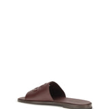Grained leather Sandals