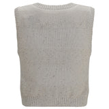 Knit and sequin Vest