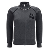 Lanya logo and zip Cardigan