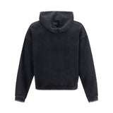 Hoodie with stitch details