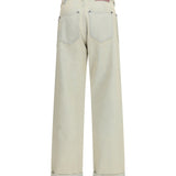 Jeans in cotton with patch pockets