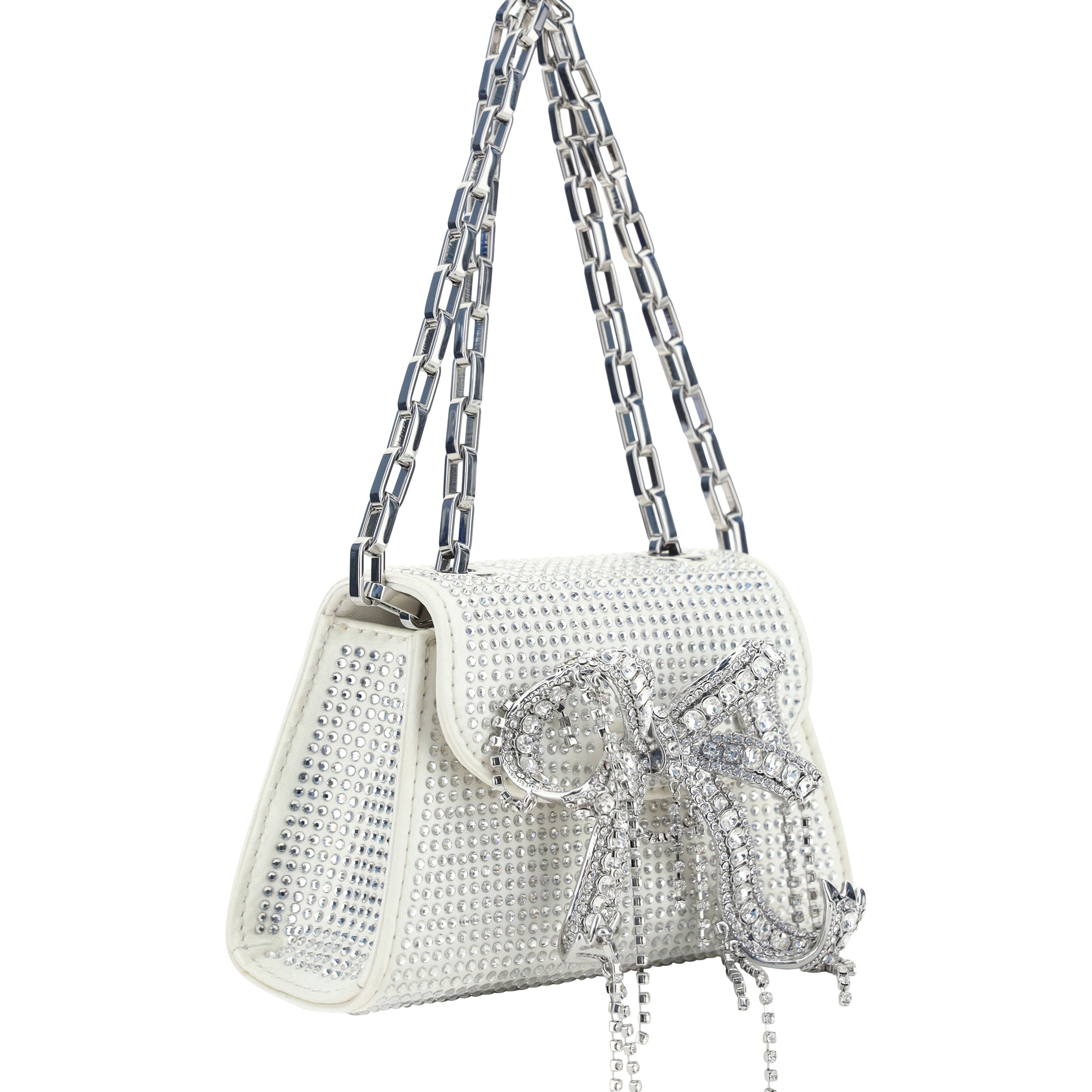Rhinestone Micro Bow Handbag