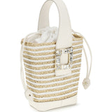 VIV' SKATE TOP HANDLE BASKET STRAW