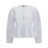 Cotton poplin Blouse with bows