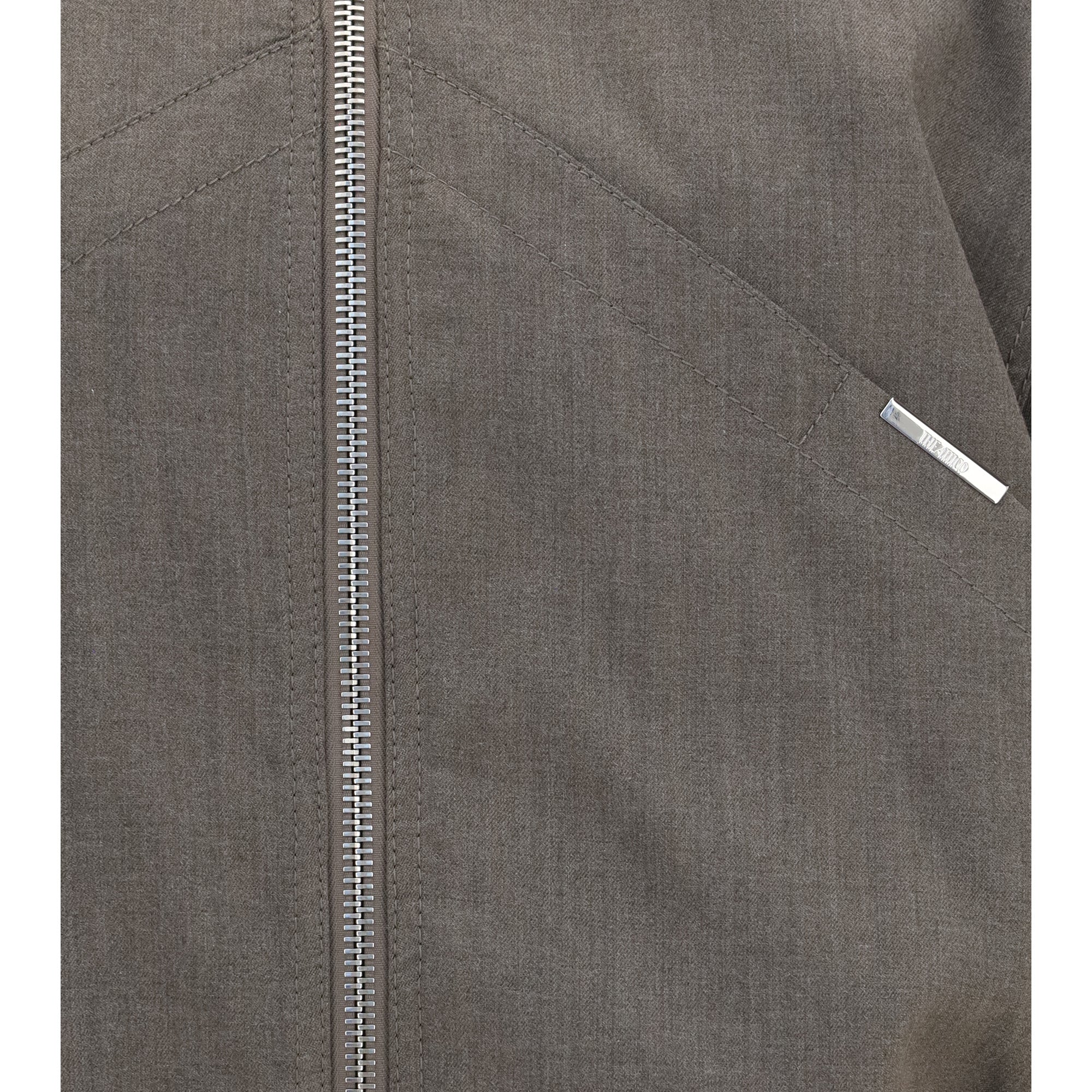 Wool-blend Bomber