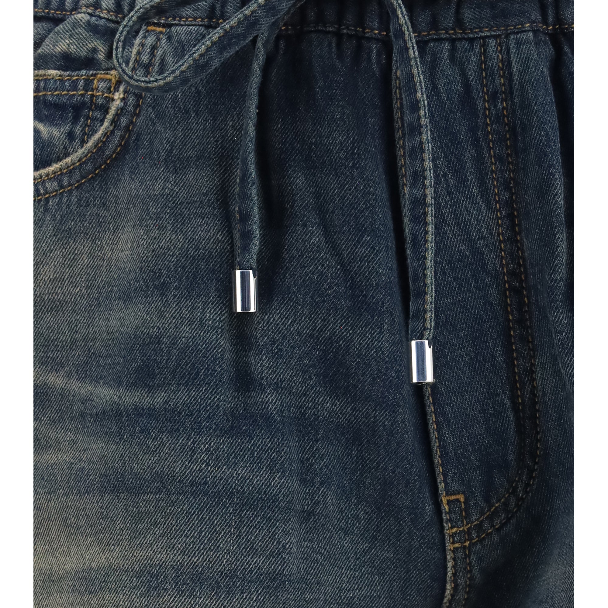 Drawstring denim Shorts