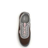 Leather and mesh Sneakers by Fendi