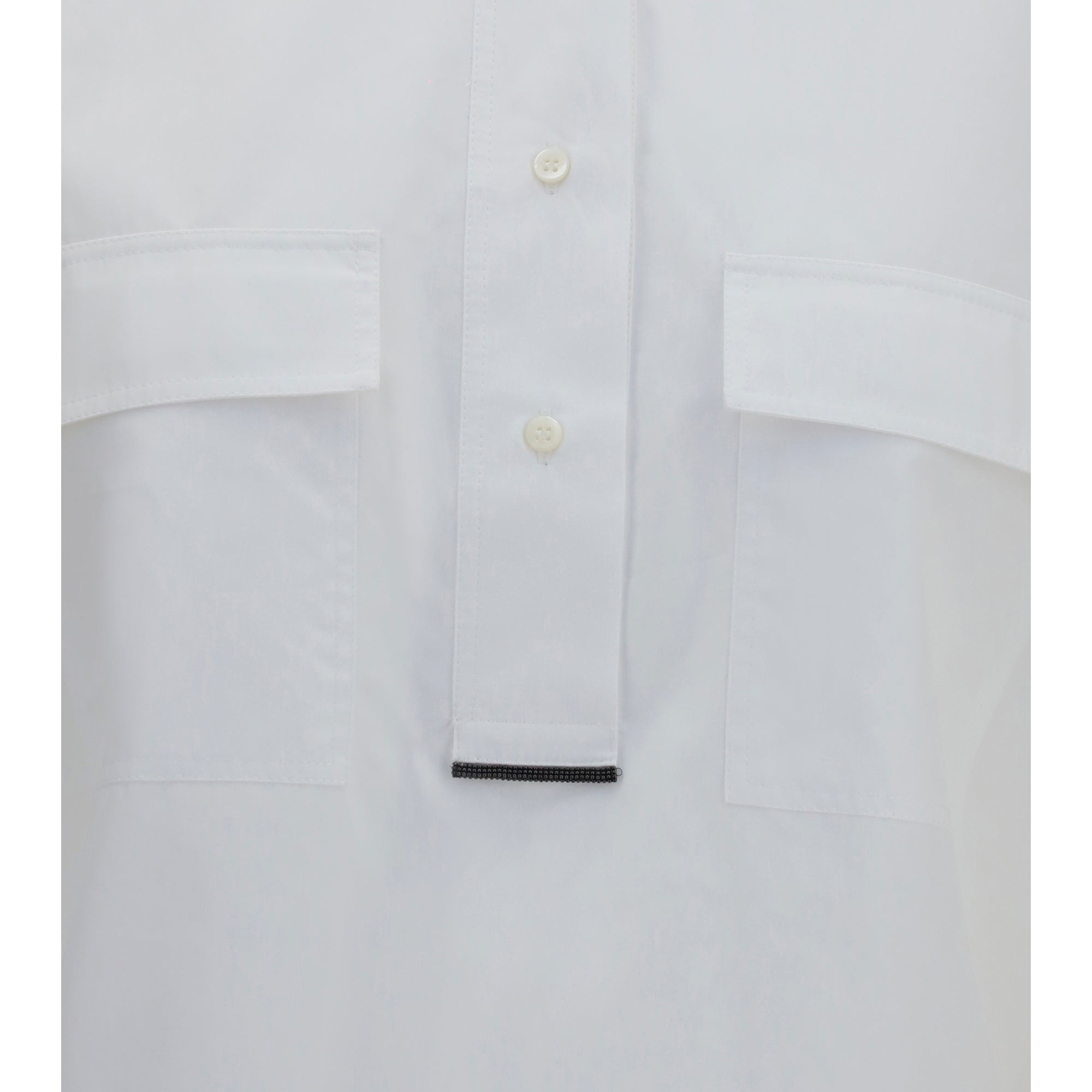 Cotton Shirt with monili details