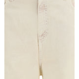 Wide-leg cotton denim Jeans