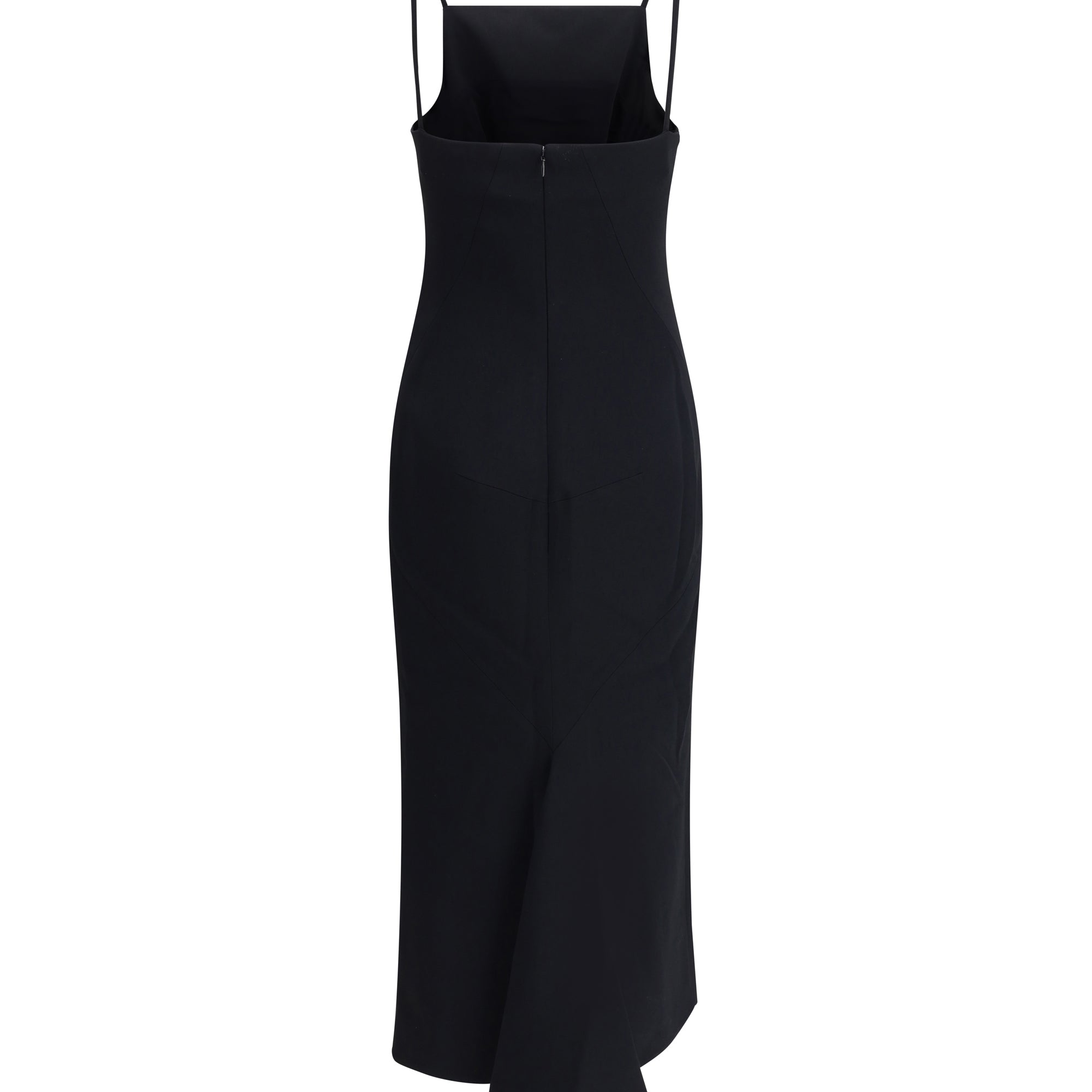 Midi Dress with draped back