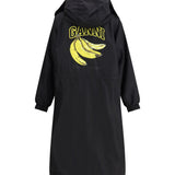 Flyweight banana graphic long Parka